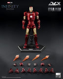 Iron Man Mark 3 (Battle Damaged) Marvel Studios: The Infinity Saga  DLX Threezero