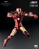 Iron Man Mark 3 (Battle Damaged) Marvel Studios: The Infinity Saga  DLX Threezero