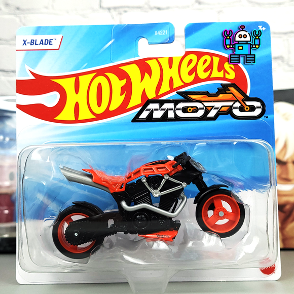 X-Blade Red Hot Wheels Moto