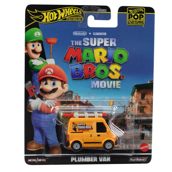 Hot Wheels Premium Plumber Van Mario Bros.