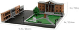 Volver al Futuro Nano Scene Hollywood Rides Hill Valley Courthouse Scene con 2 mini vehiculos