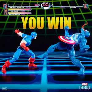 Captain America vs Venom Marvel Legends Series Gamerverse