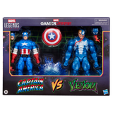 Captain America vs Venom Marvel Legends Series Gamerverse