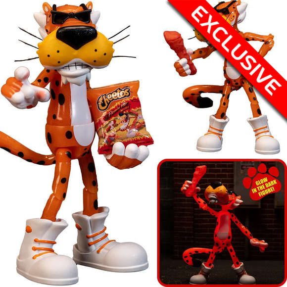 Cheetos Chester Cheetah Flamin' Hot Glow-in-the-Dark Exclusive