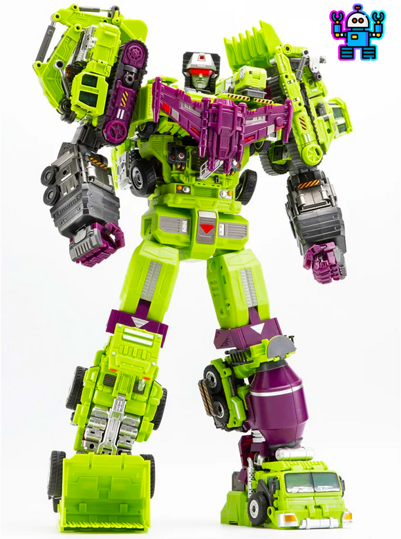 Devastator Jinbao (Oversized GT-01 GT01 Gravity Builder) + 2.0 Upgrade Kit ***SIN CAJA ORIGINAL