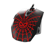 Spider-Man Miles Morales Mouse óptico de 7 botones para videojuegos