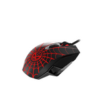 Spider-Man Miles Morales Mouse óptico de 7 botones para videojuegos